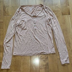 half button up long sleeve from AERIE